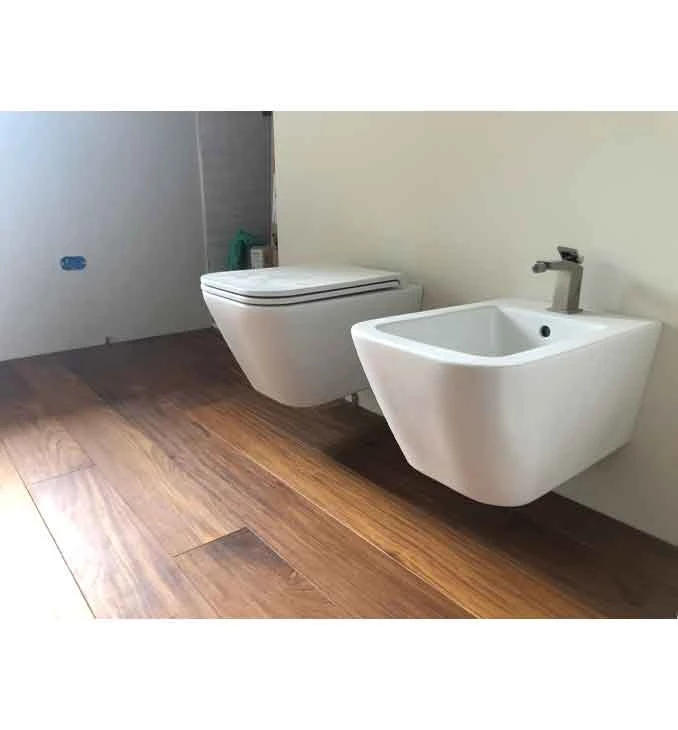 AFRORMOSIA/ pre smooth/ natural varnished. 15mm. 135mm. 800-1500mm