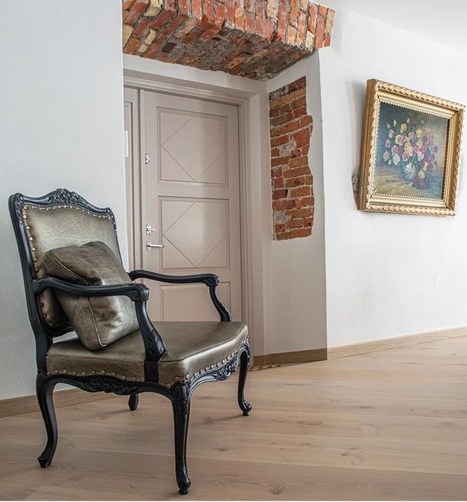 RUSTIC oak/brushed/decape litio varnished. 15mm. 135-155mm. 1200-2400mm