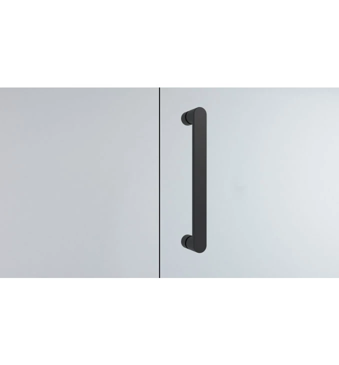 Tuš kabina ATLAS PRO 150x90cm staklo 6mm mat crna