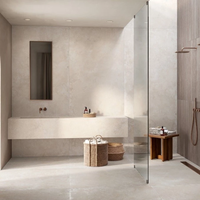 REALSTONE TRAVERTINO cross bianco 60x120 rett