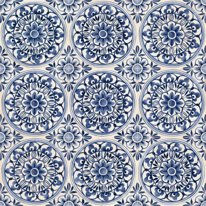 AMURI decoro pizzo avorio 20x20