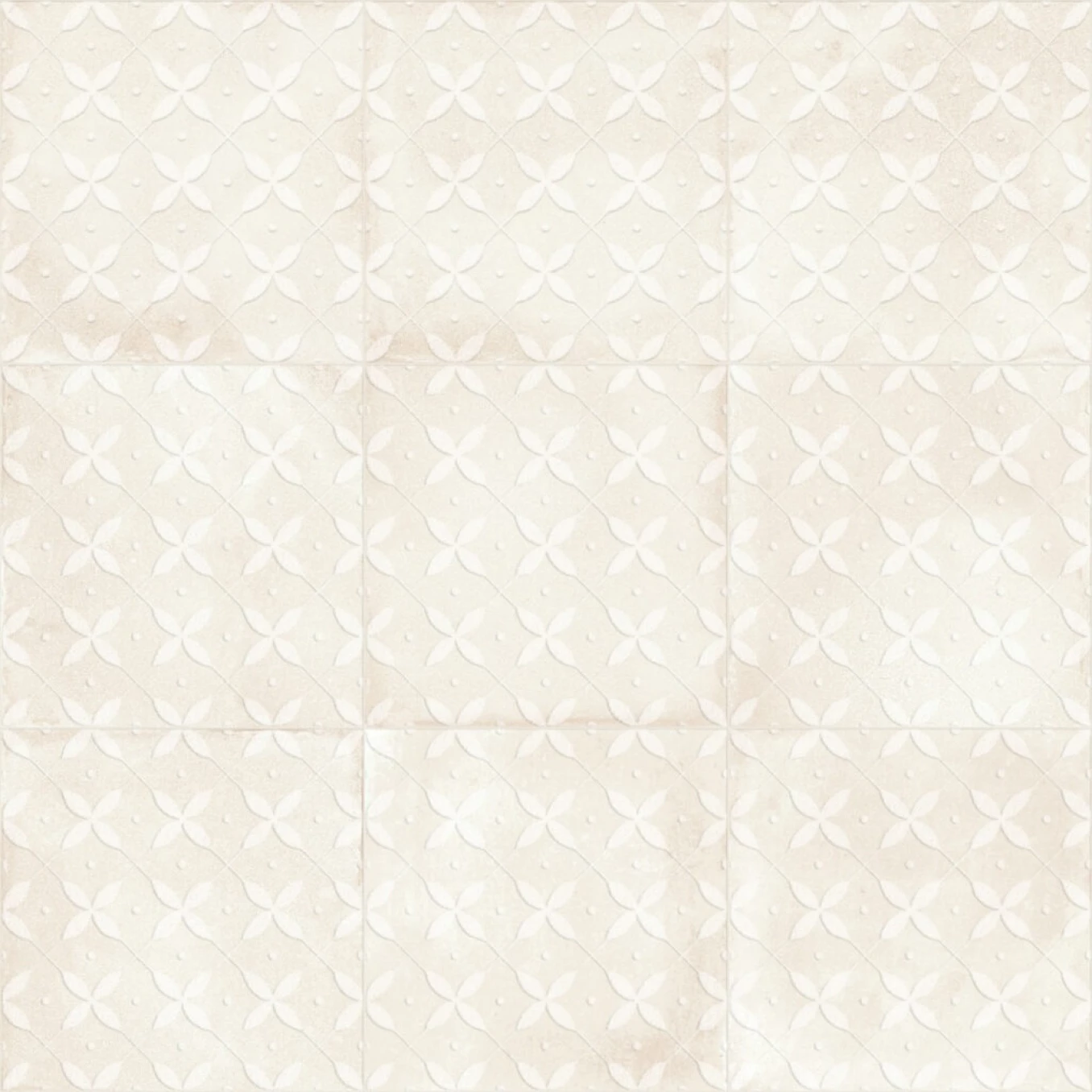 AMURI decoro zucchero avorio 20x20