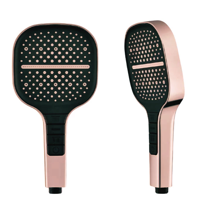 Tuš ručica COPEN 3F 130mm black/rosegold