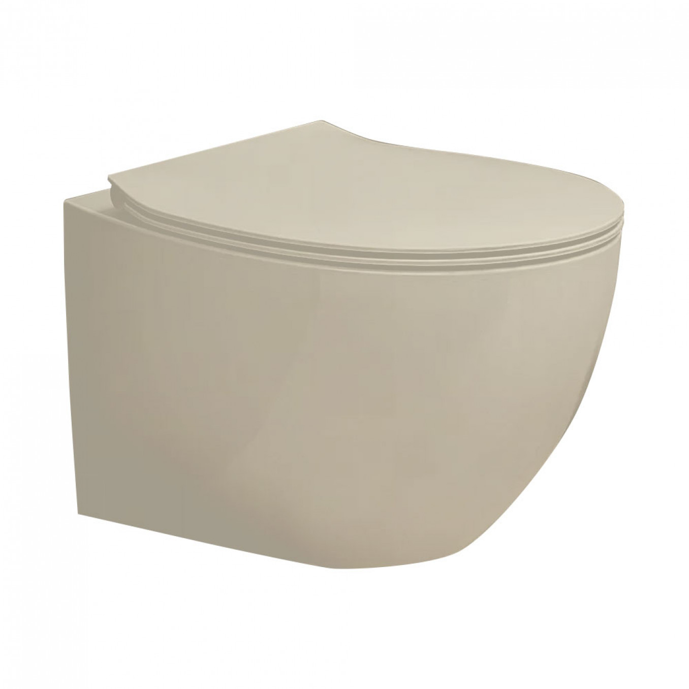 Konzolna šolja HATRIA PLANETA dove-gray rimless