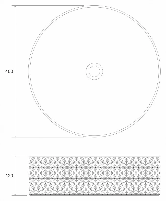 Stakleni lavabo COPEN nadgradni fi400x125mm roze dno