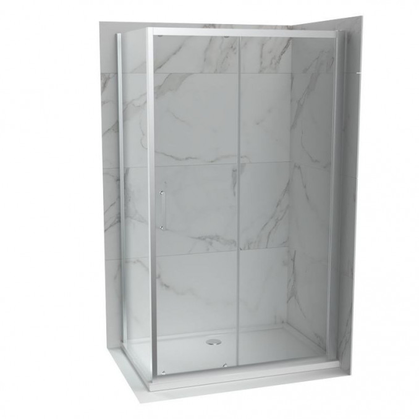 Tuš kabina ATLAS PRO 120x80cm staklo 6mm providno