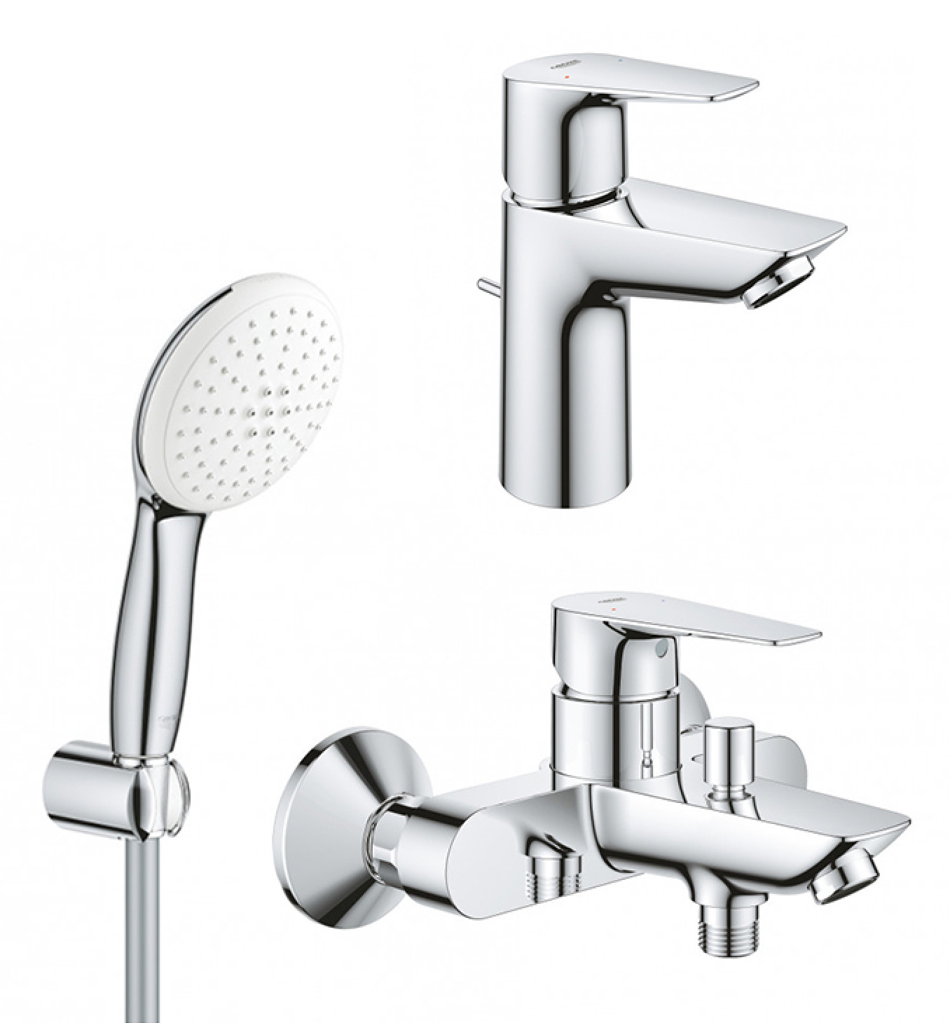 Set GROHE BAUEDGE NEW BN (23328001. 23604001. 26919003)