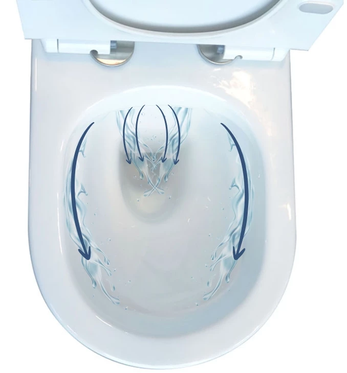 Konzolna šolja OPTIMO rimless sa duroplast soft close wc daskom