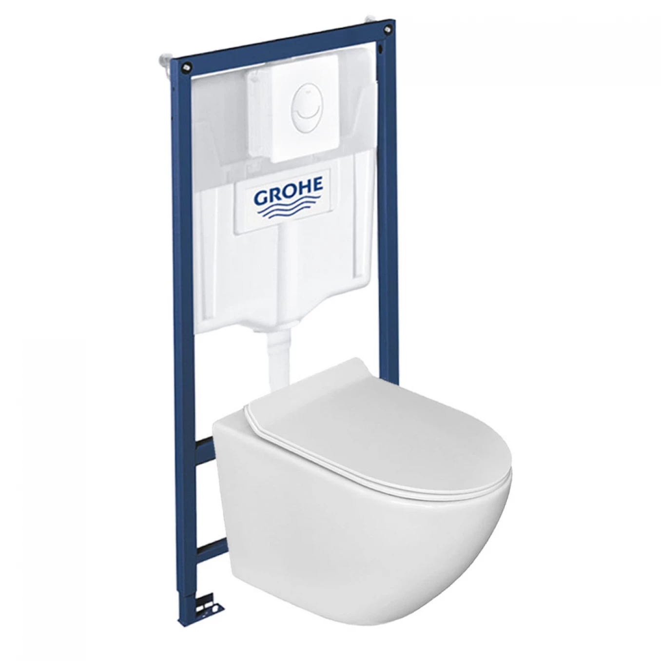 Ugradni vodokotlić GROHE SL 3 u 1 sa OPTIMO rimless šoljom sa daskom soft close