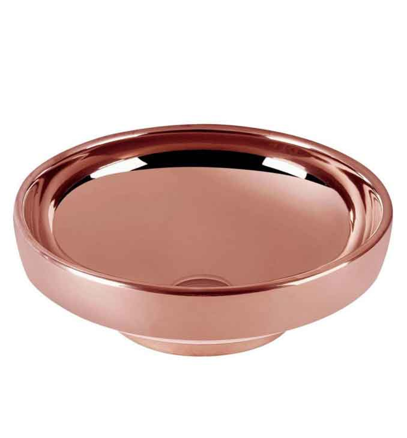 Lavabo nadgradni VITRA WATER JEWELS fi40cm bakarni