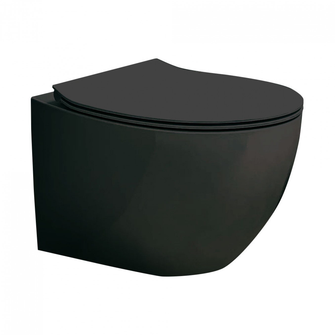 Konzolna šolja HATRIA PLANETA vortex black matt