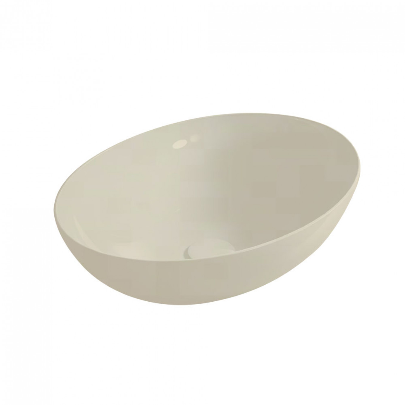 Lavabo nadgradni HATRIA HAPPYHOUR SLIM 00:00 550x400 glossy dove-gray