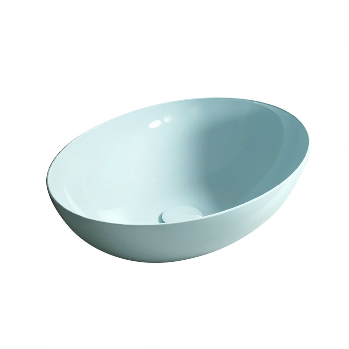 Lavabo nadgradni HATRIA HAPPYHOUR SLIM 00:00 550x400 glossy sugar paper