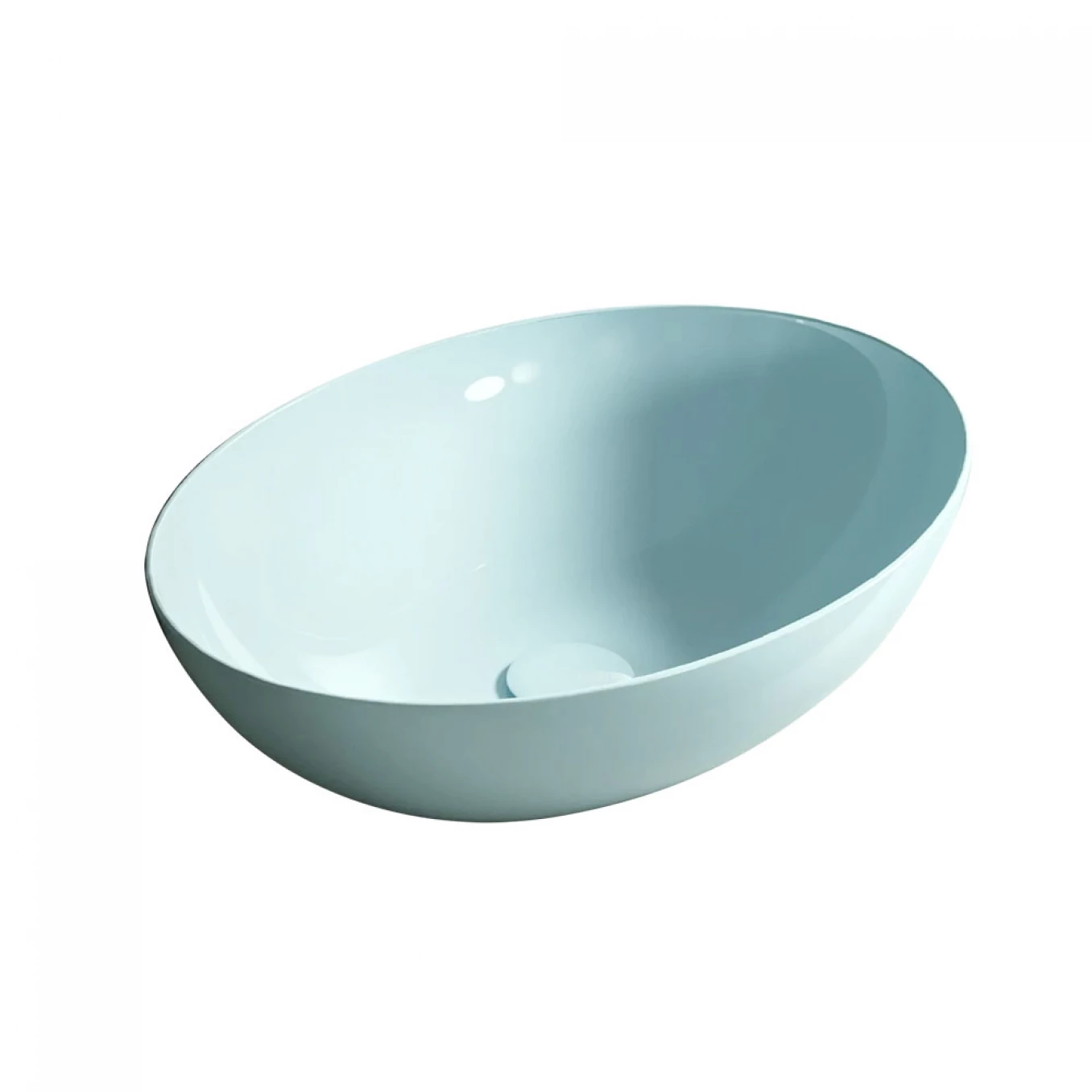 Lavabo nadgradni HATRIA HAPPYHOUR SLIM 00:00 550x400 glossy sugar paper