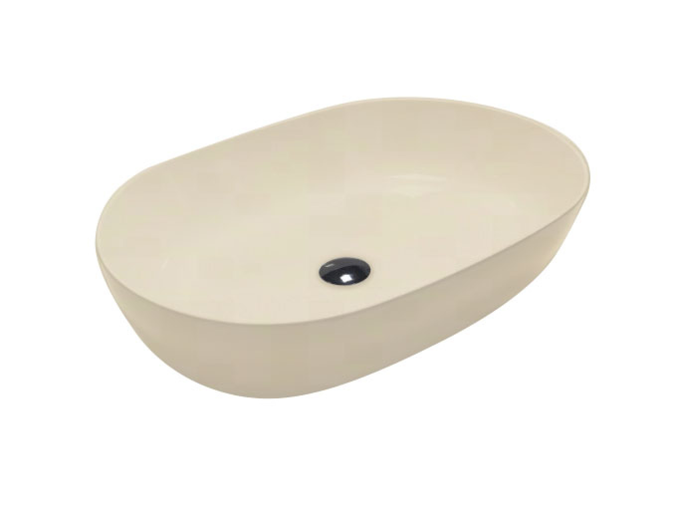 Lavabo nadgradni HATRIA HAPPYHOUR SLIM 12:00 570x380 glossy dove-gray