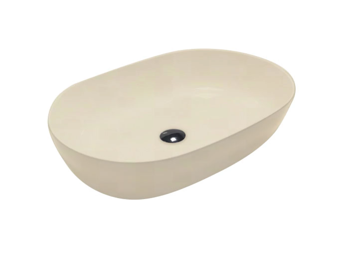 Lavabo nadgradni HATRIA HAPPYHOUR SLIM 12:00 570x380 glossy dove-gray