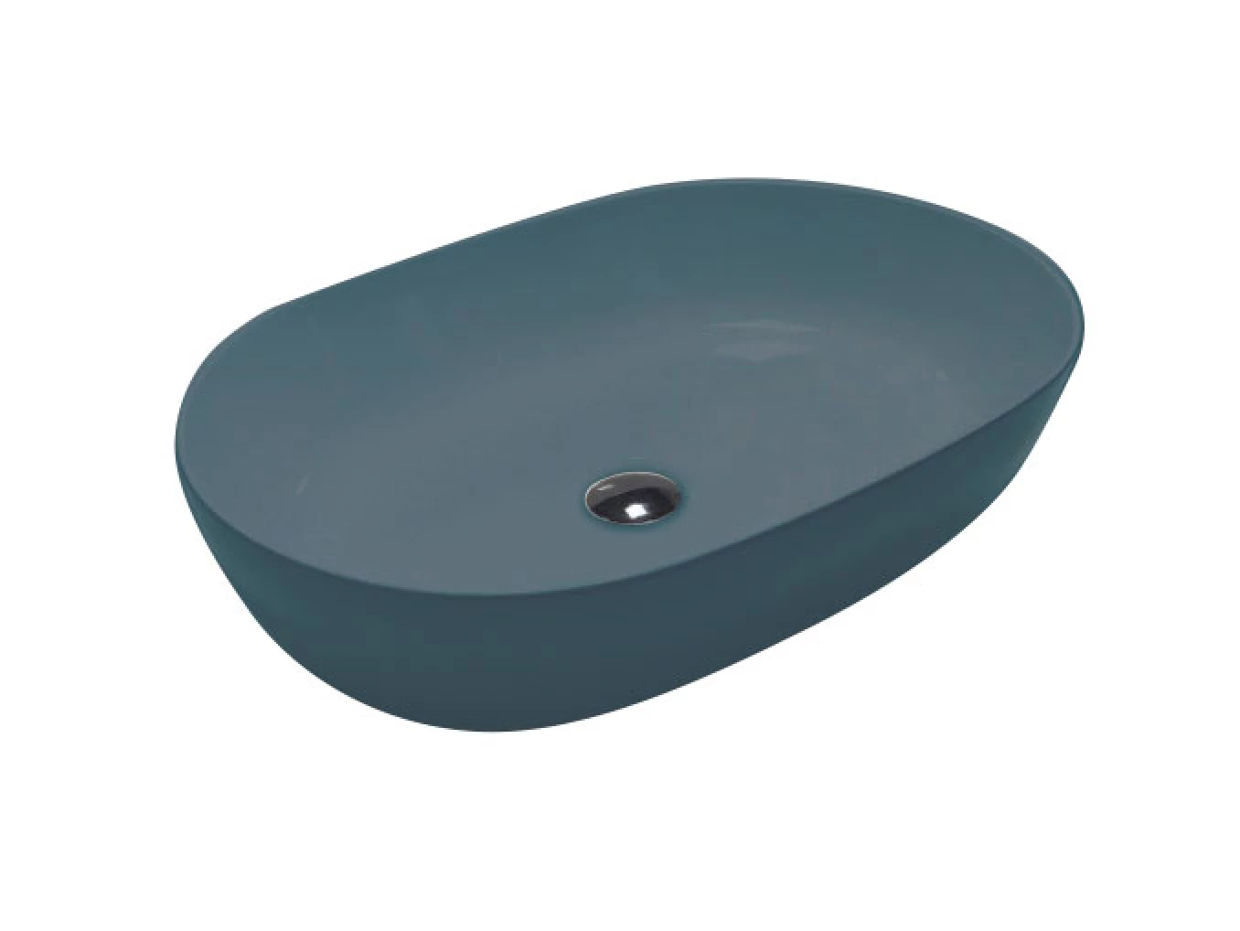 Lavabo nadgradni HATRIA HAPPYHOUR SLIM 12:00 570x380 glossy indigo