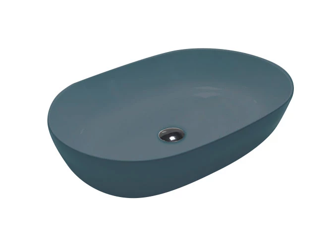 Lavabo nadgradni HATRIA HAPPYHOUR SLIM 12:00 570x380 glossy indigo