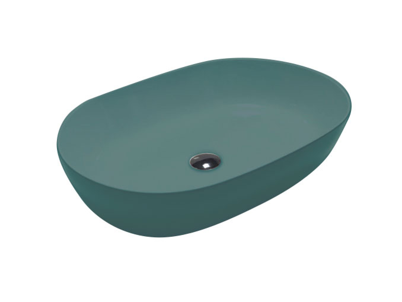 Lavabo nadgradni HATRIA HAPPYHOUR SLIM 12:00 570x380 glossy petrol