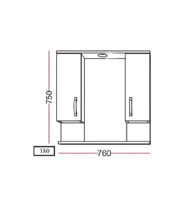 Ogledalo UNILINE MODA 800 sa LED osvetljenjem