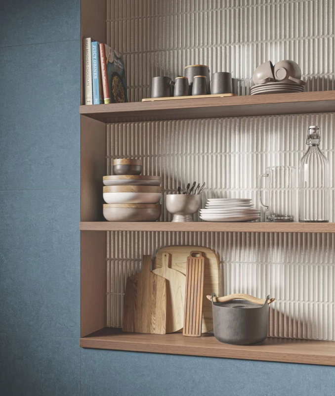 HOMEY stripes white glossy 30x60 rett