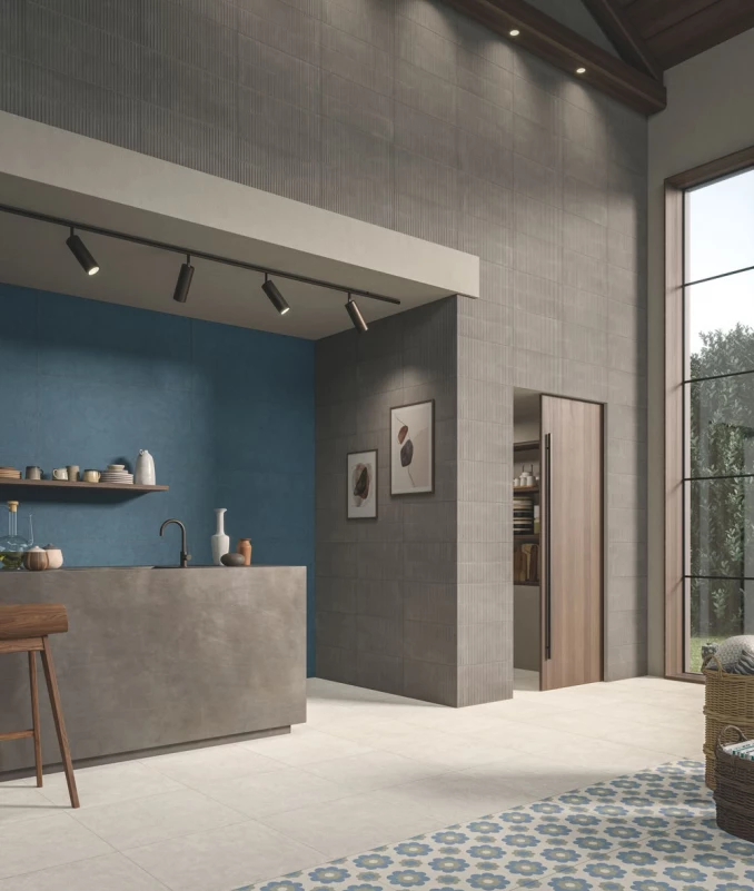 HOMEY stripes grey matt 30x60 rett