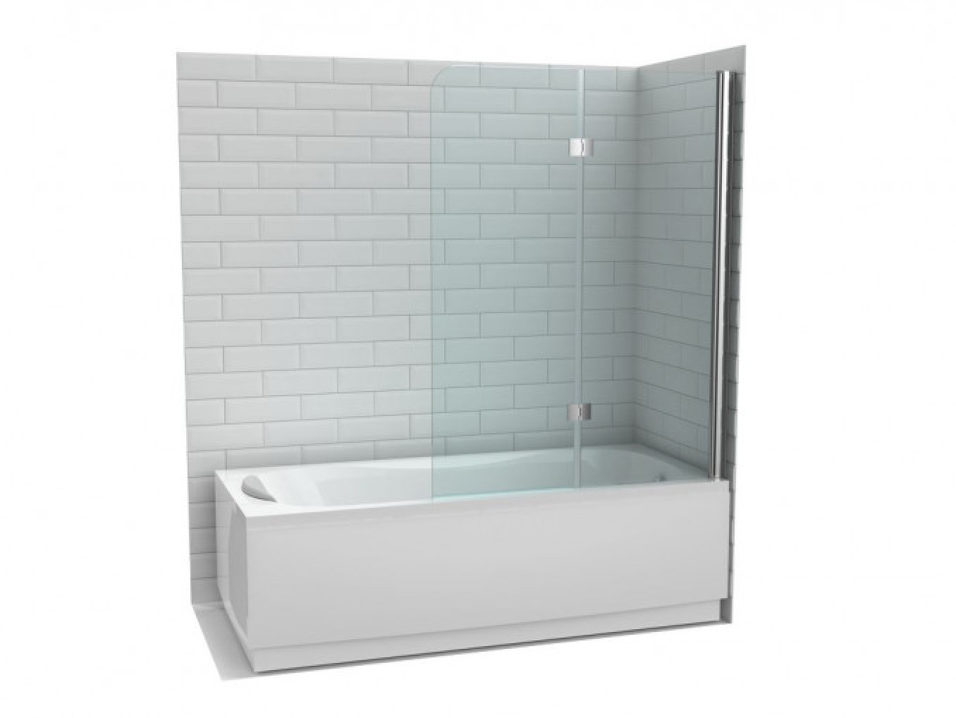 Paravan za kadu MINOTTI 1200x1500. 6mm staklo. preklopni