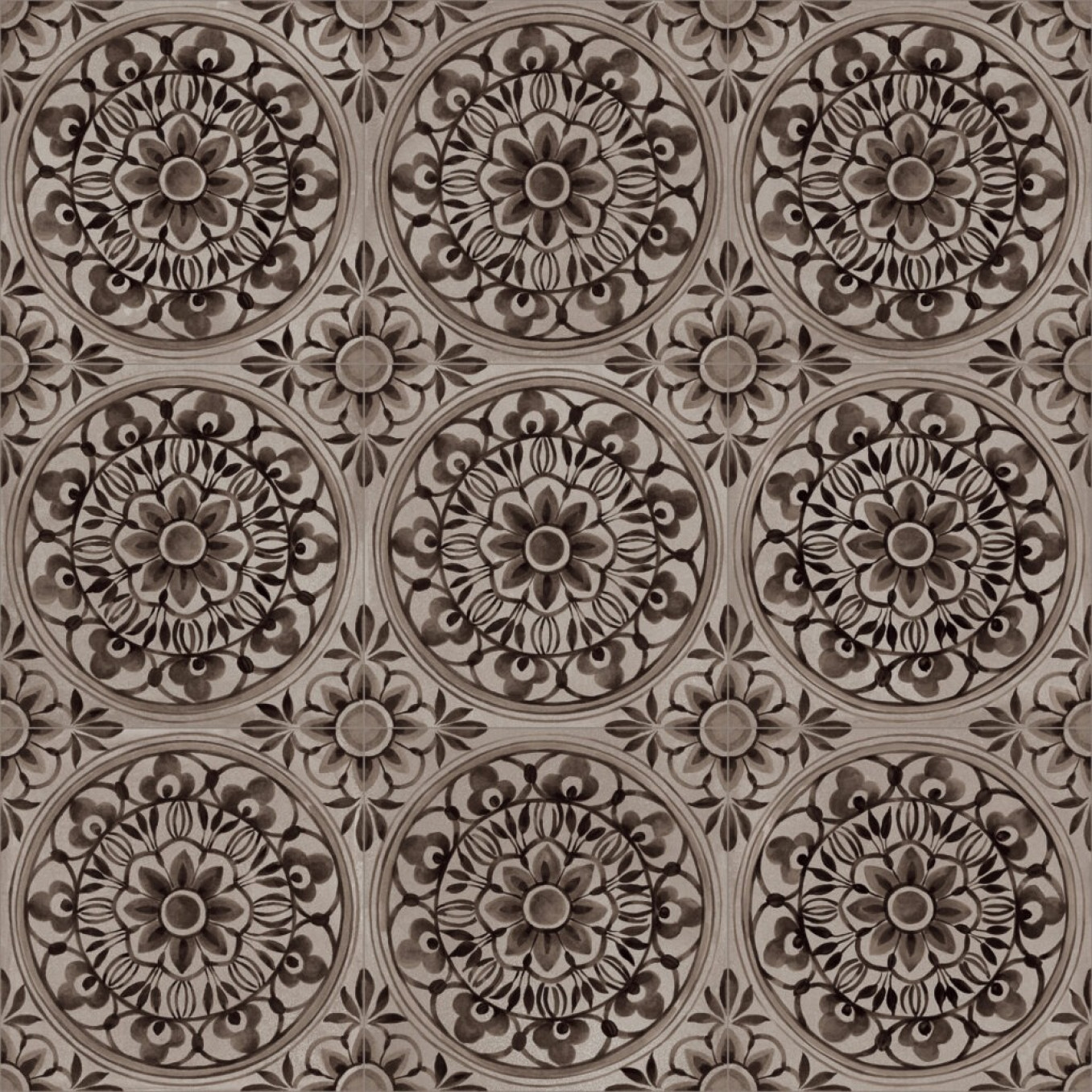 AMURI decoro pizzo grigio 20x20 D11 06