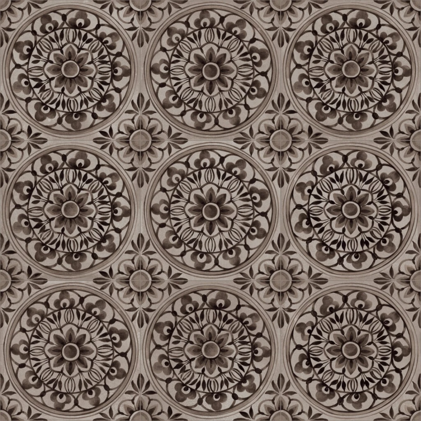 AMURI decoro pizzo grigio 20x20 D11 06