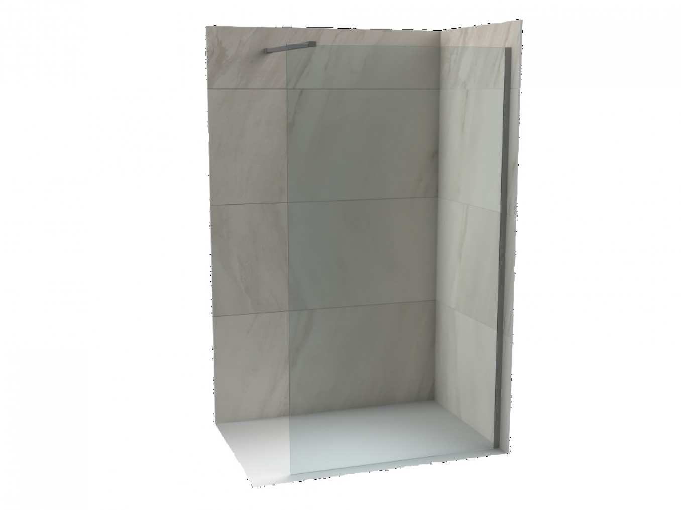 Walk-in COPEN MONTE 1200x2000 8mm staklo. gunmetal
