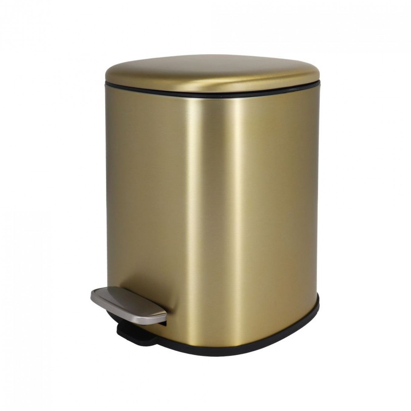 Kanta za otpatke COPEN 5L sa soft close poklopcem brushed gold square