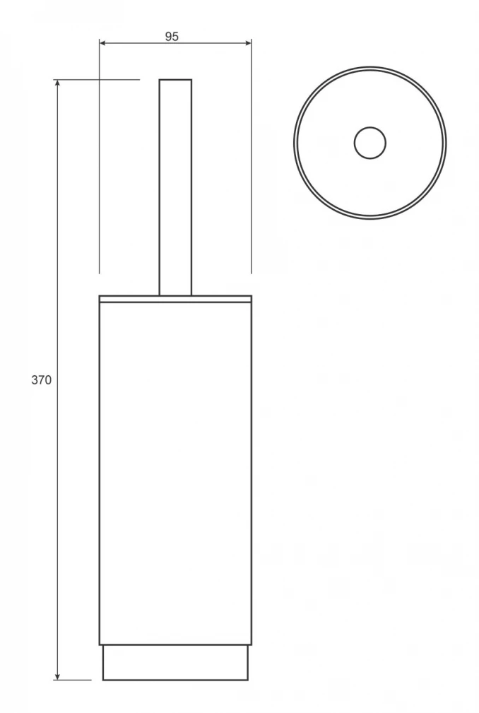 Wc četka COPEN matt black