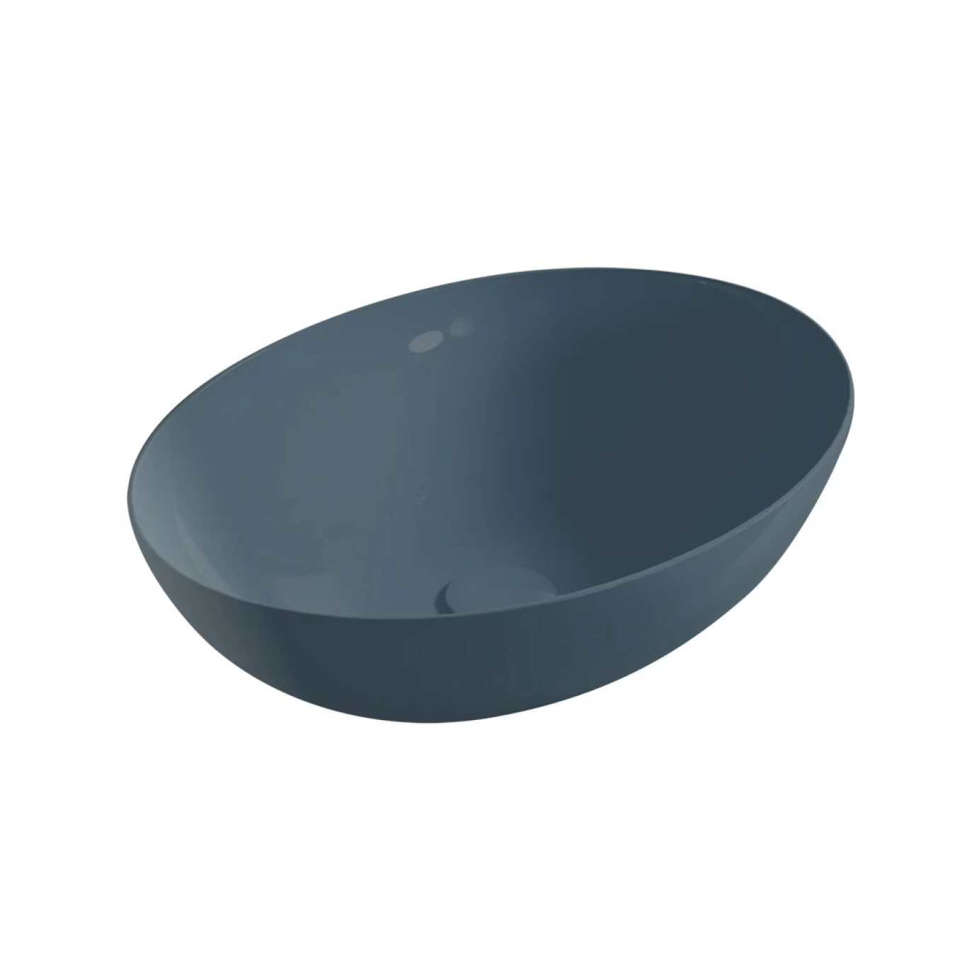 Lavabo nadgradni HATRIA HAPPYHOUR SLIM 00:00 550x400x165 indigo glossy