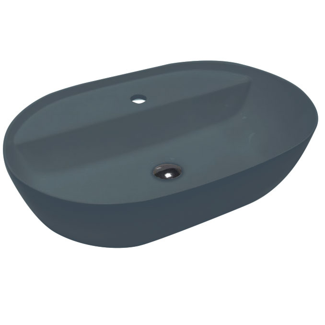 Lavabo nadgradni HATRIA HAPPYHOUR SLIM 12:00 MF 570x380x150 indigo glossy