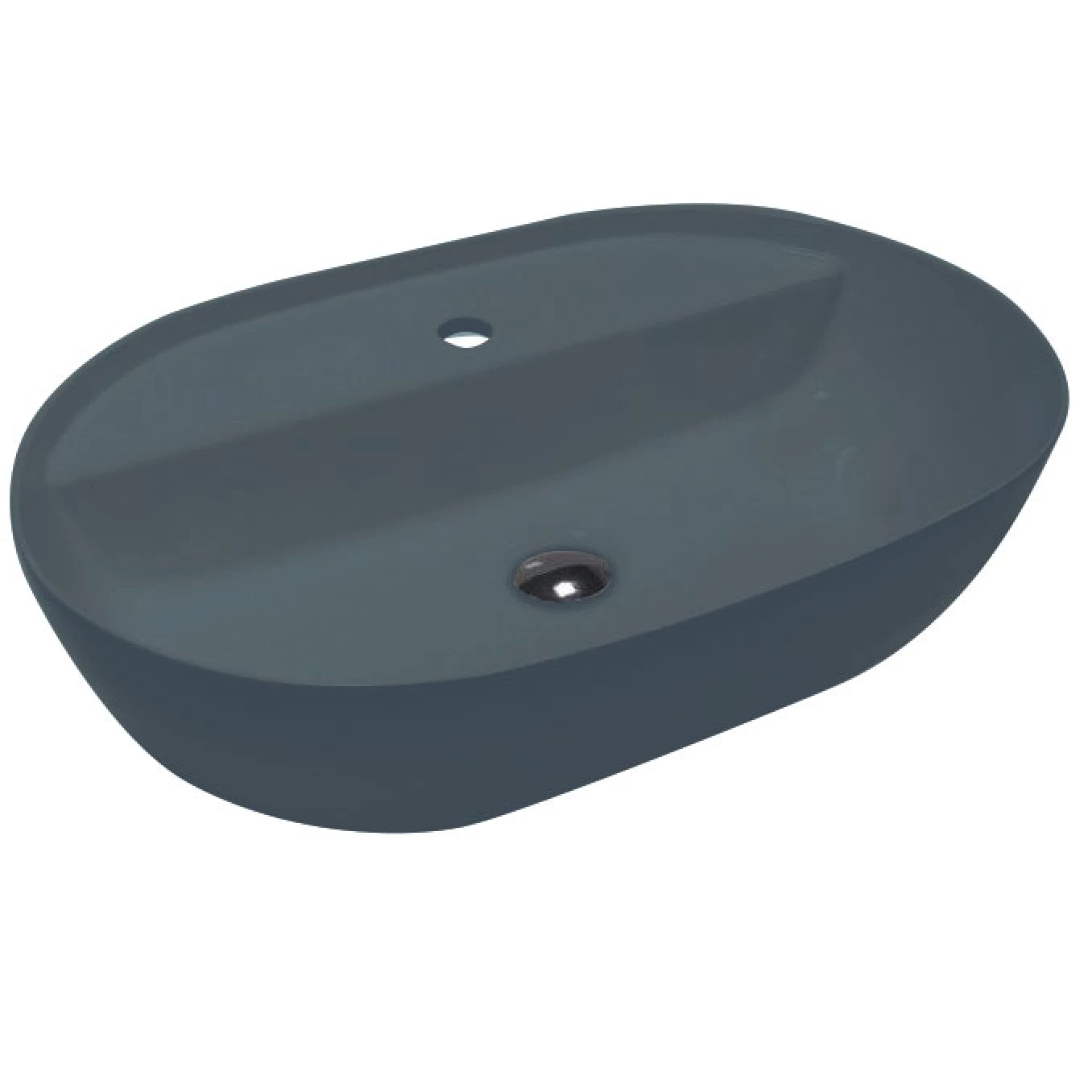 Lavabo nadgradni HATRIA HAPPYHOUR SLIM 12:00 MF 570x380x150 indigo glossy