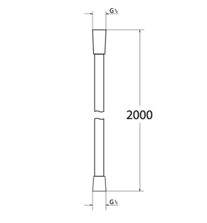 Tuš crevo COPEN METAFLEX 2000mm