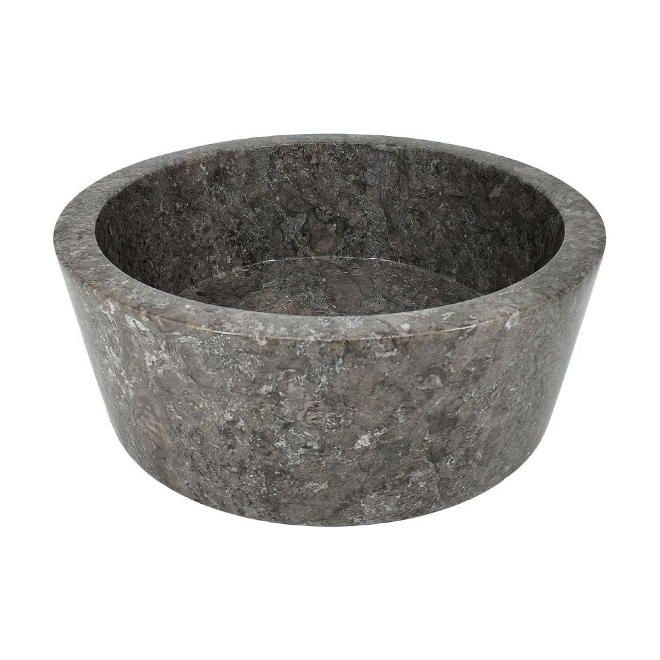 Lavabo nadgradni MINOTTI ODELISSE grey fi400x150 mermerni