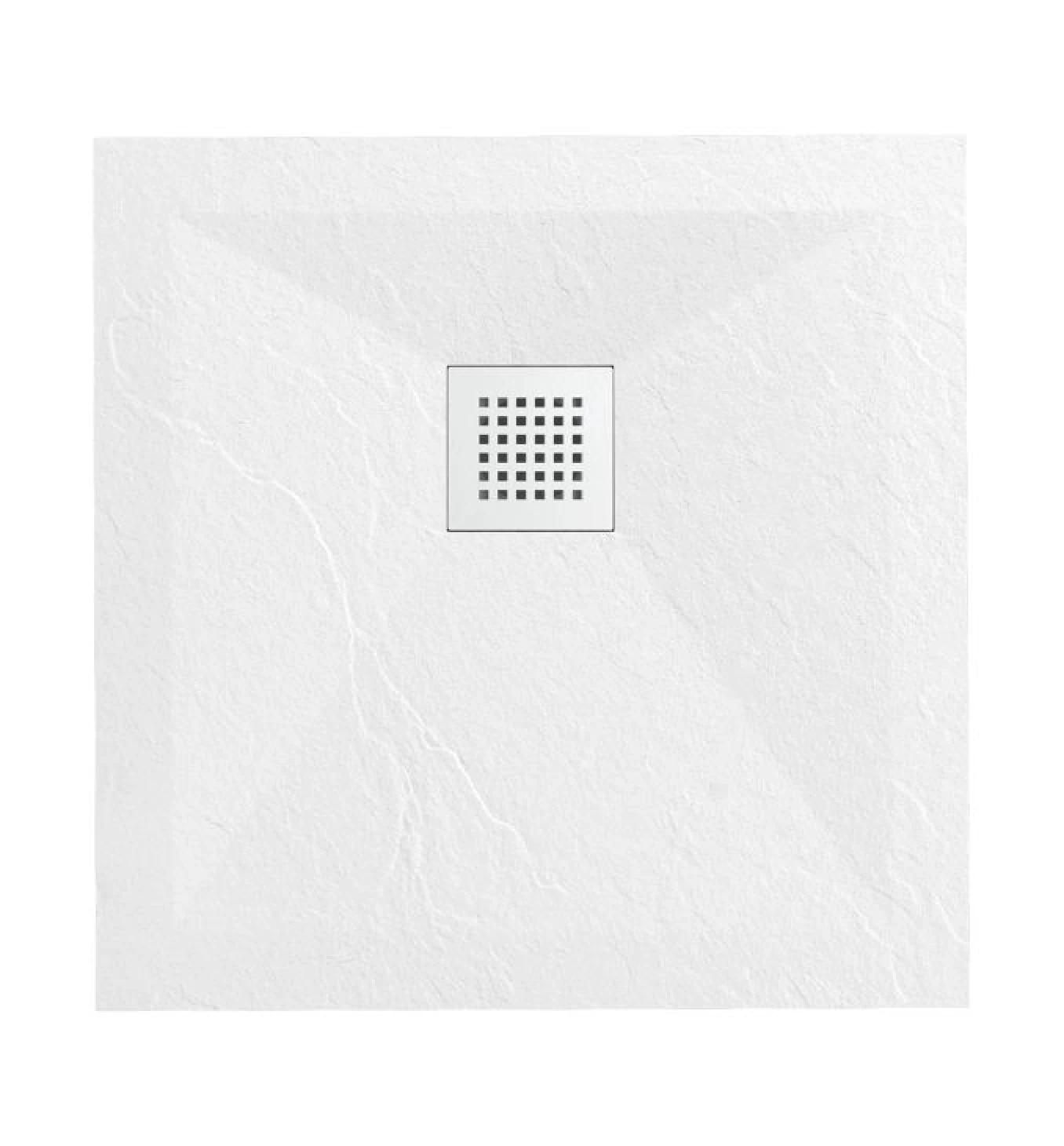 Tuš kadica COPEN SLATE WHITE 800x800x25 sa S/S white rešetkom