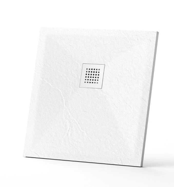 Tuš kadica COPEN SLATE WHITE 900x900x25 sa S/S white rešetkom