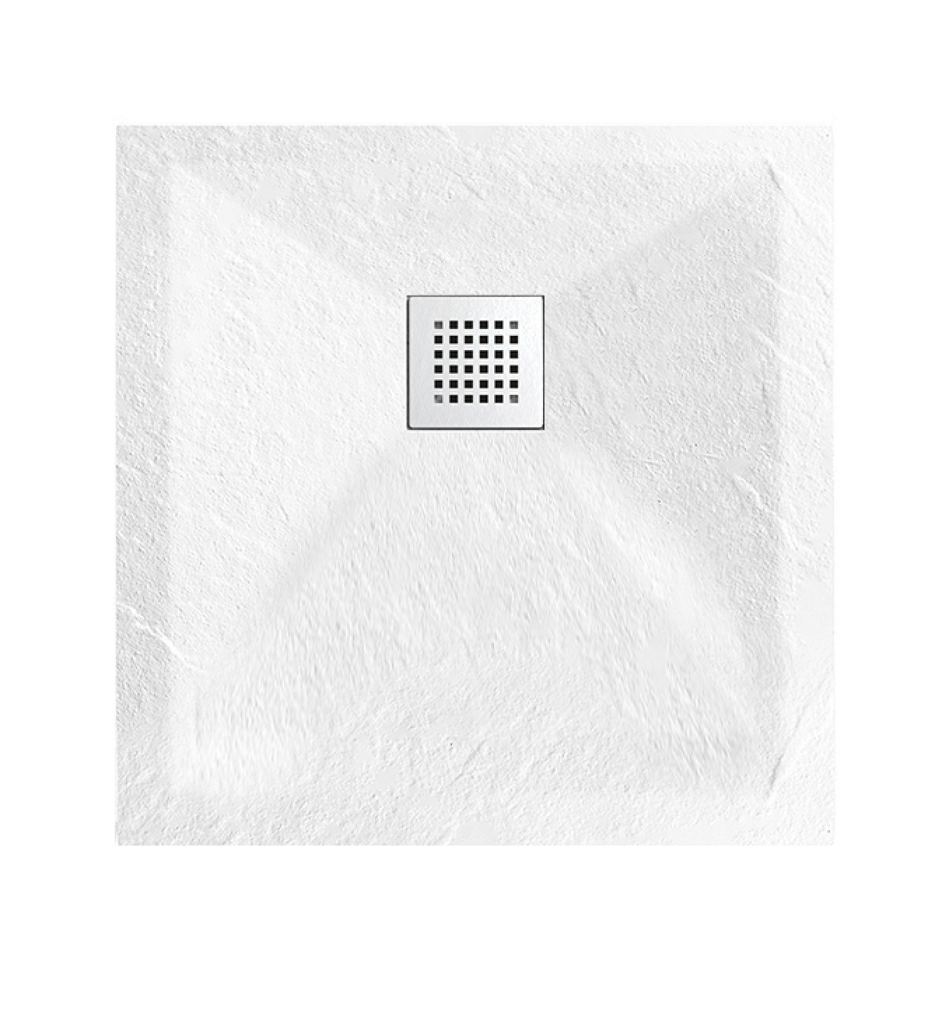 Tuš kadica COPEN SLATE WHITE 900x900x25 sa S/S white rešetkom