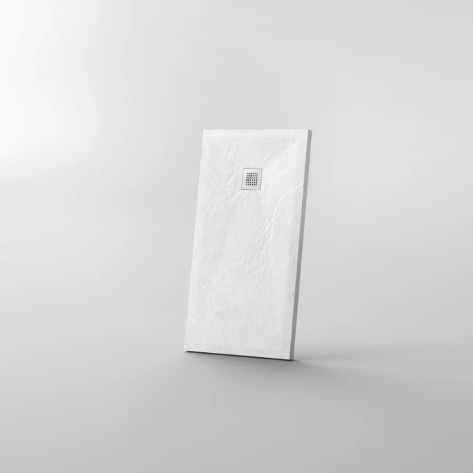 Tuš kadica COPEN SLATE WHITE 1000x900x25 sa S/S white rešetkom