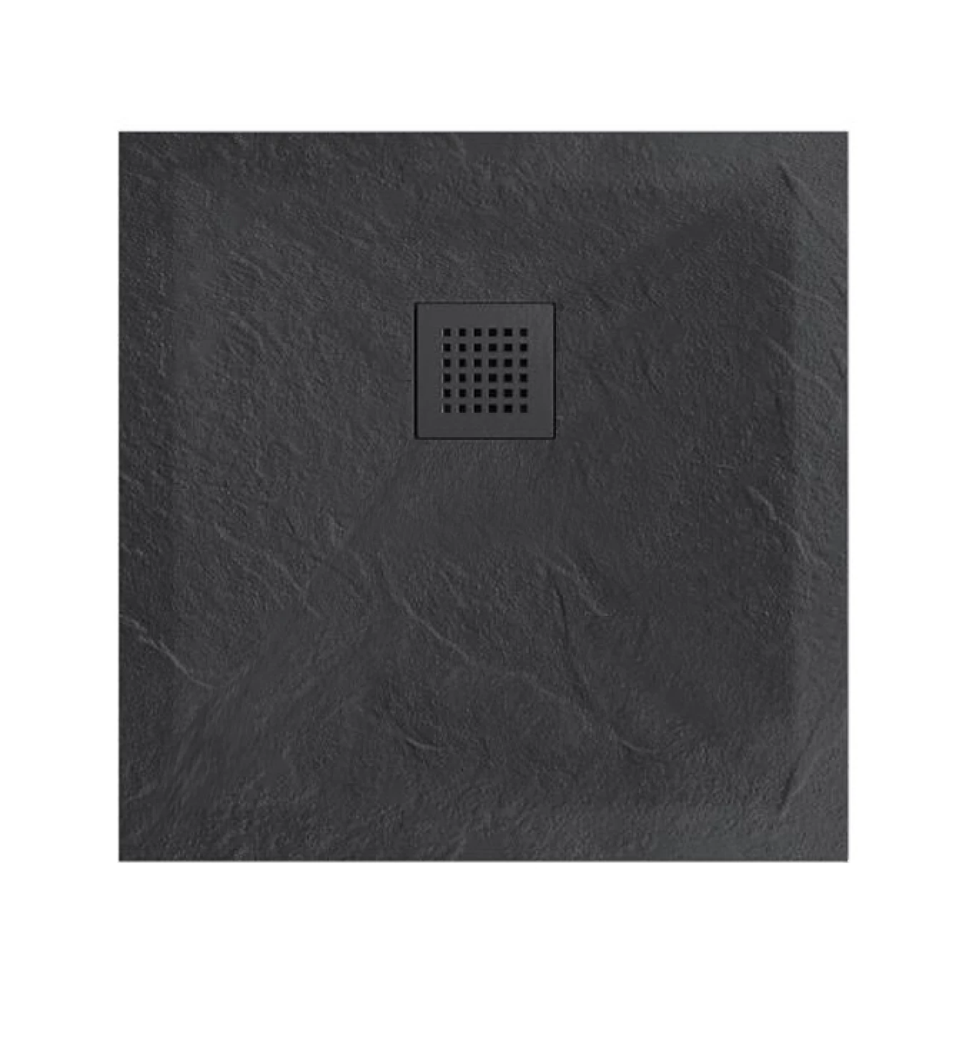 Tuš kadica COPEN SLATE BLACK 900x900x25 sa S/S black rešetkom