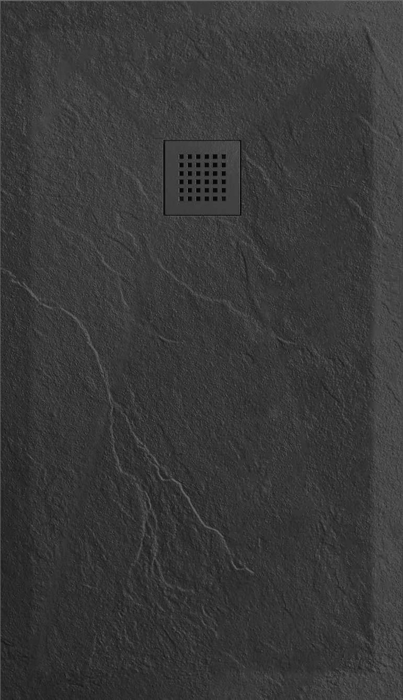 Tuš kadica COPEN SLATE BLACK 1000x800x25 sa S/S black rešetkom