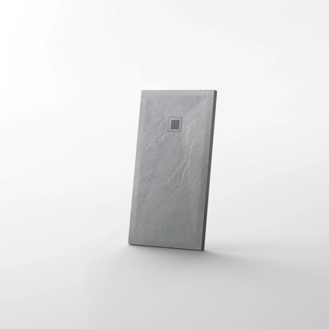 Tuš kadica COPEN SLATE LIGHT GRAY 1200x800x25 sa S/S light gray rešetkom