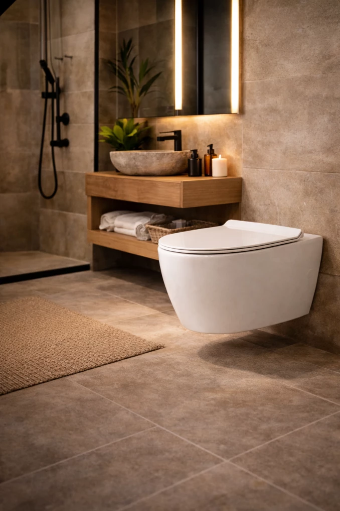 Konzolna šolja OPTIMO rimless bide funkcija sa duroplast soft close wc daskom