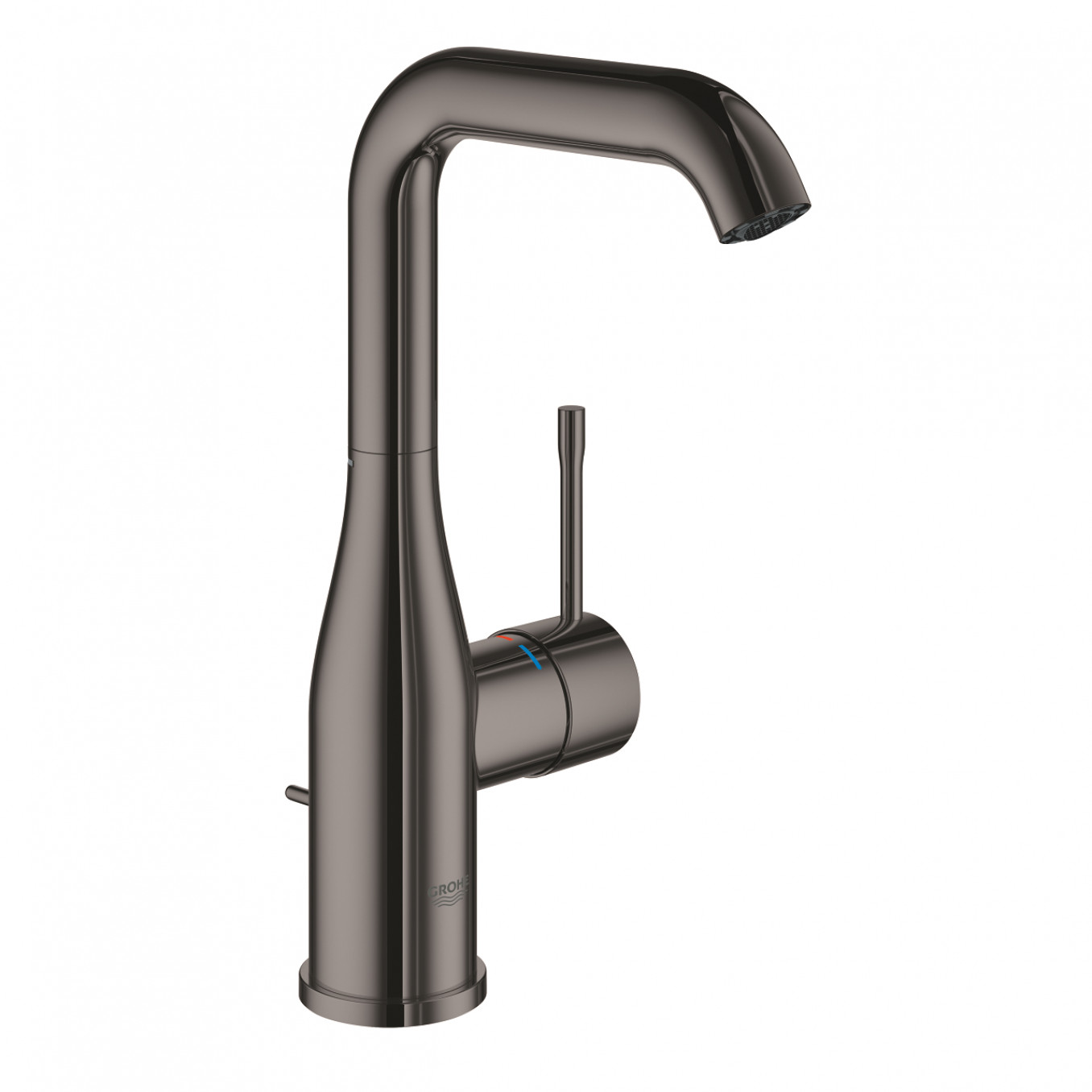 Baterija za lavabo GROHE ESSENCE L ''click'' hard graphite