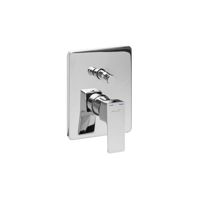 Ugradna baterija MINOTTI QUADRA sa ružom i tuš ručicom