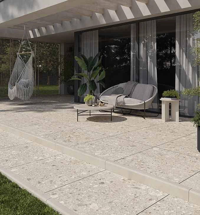 TERRAZZO STONE 2.0 cold grey matt 59.3x59.3 rett