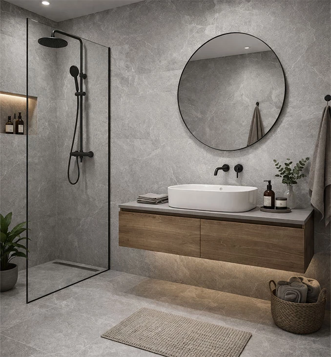 NOIR light grey matt 59.8x59.8 rett