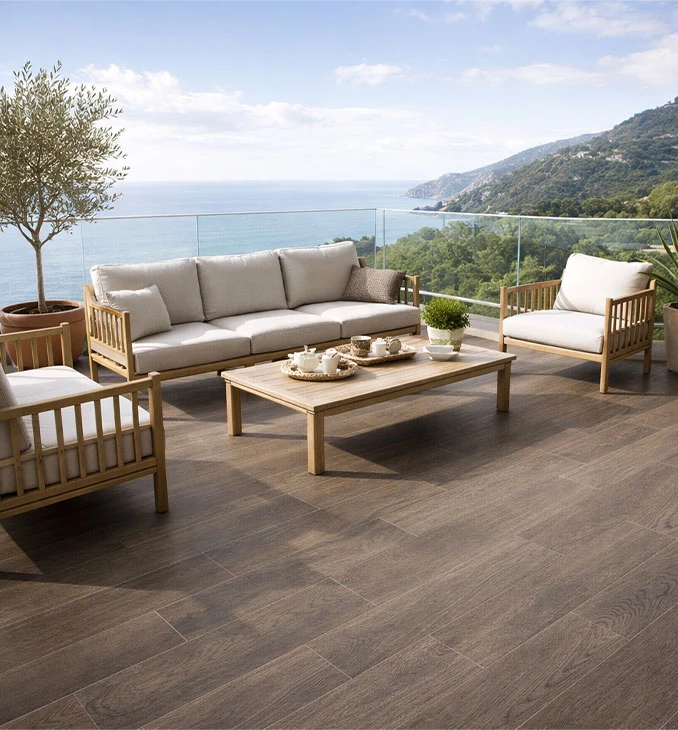 SAVA WOOD chocolate matt 18.5x59.8 rett